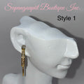 18k gold filled zirconia earring hooks