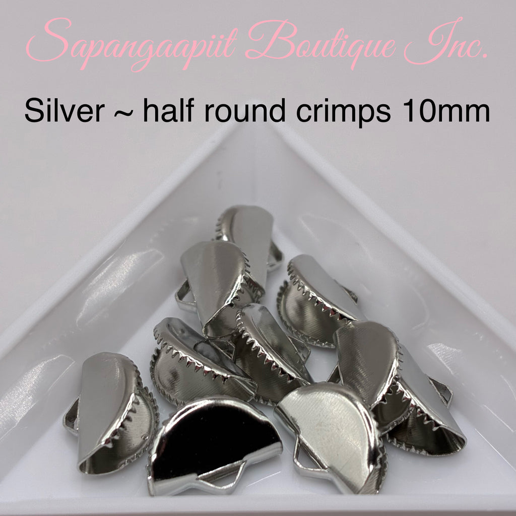 Sertissages demi-ronds de 12 mm