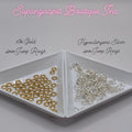 18k Gold 4mm Jump Rings - Hypoallergenic Silver 4mm Jump Rings