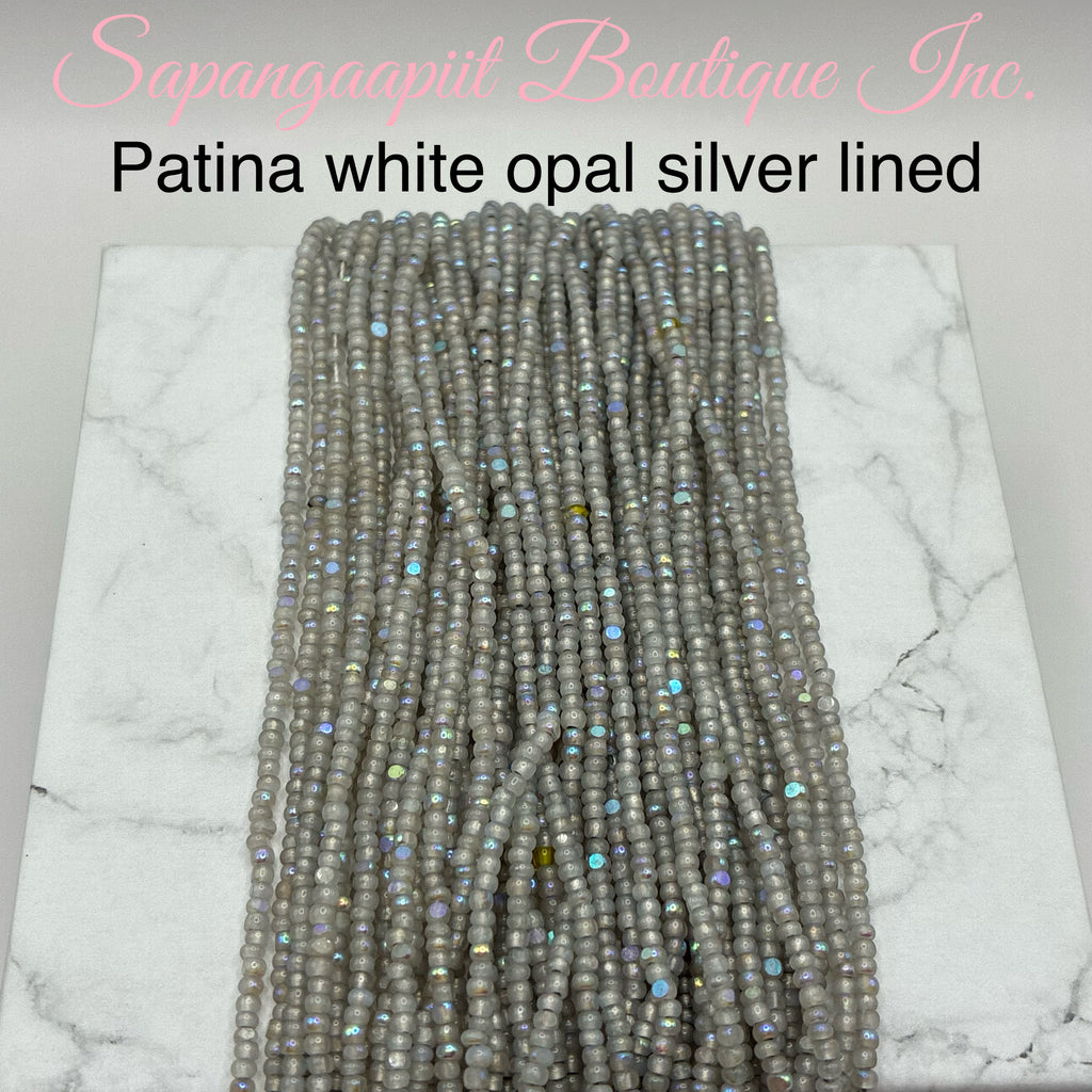 Charlotte cut hanks 11/0 Patina Aurora Boreale