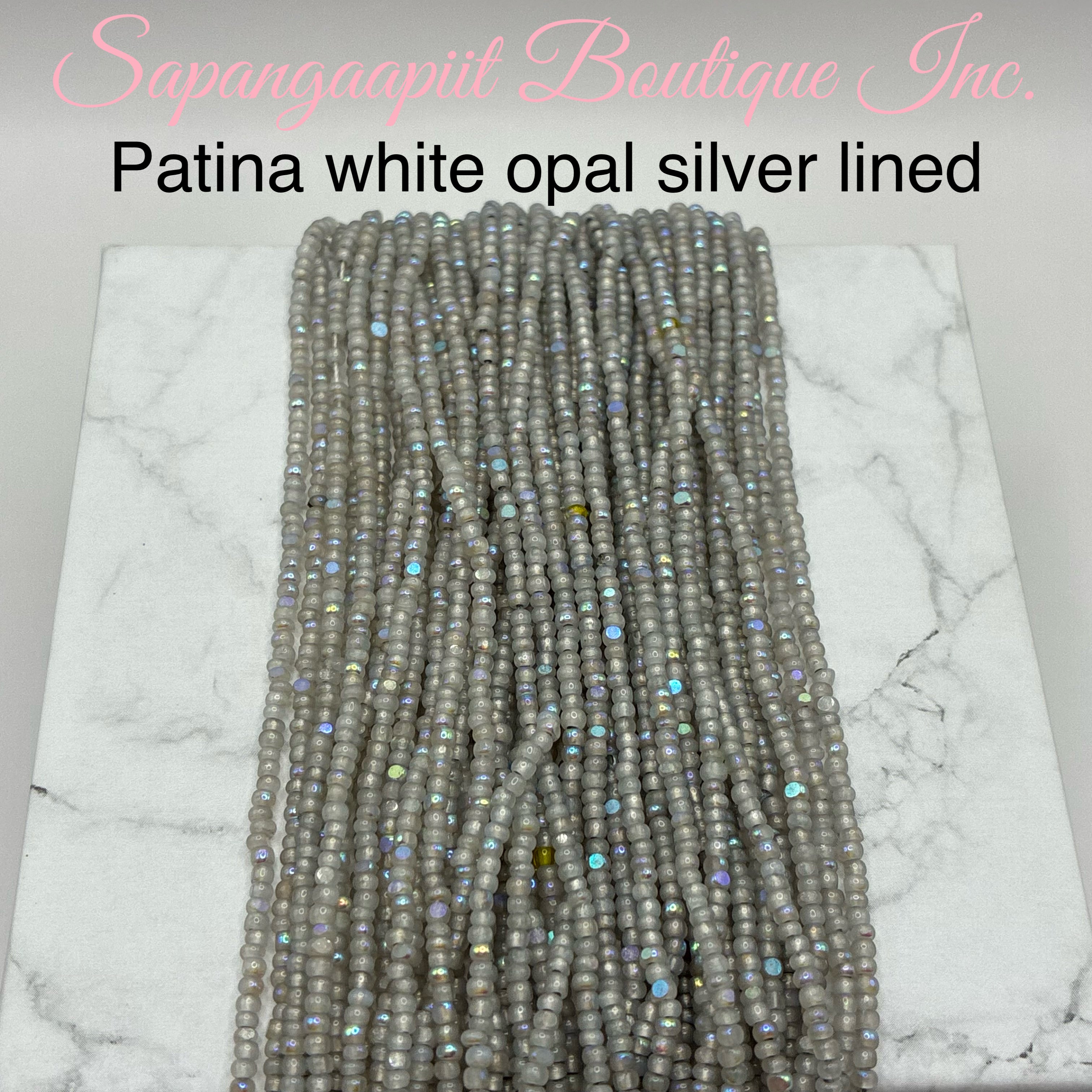 Charlotte cut hanks 11/0 Patina Aurora Boreale