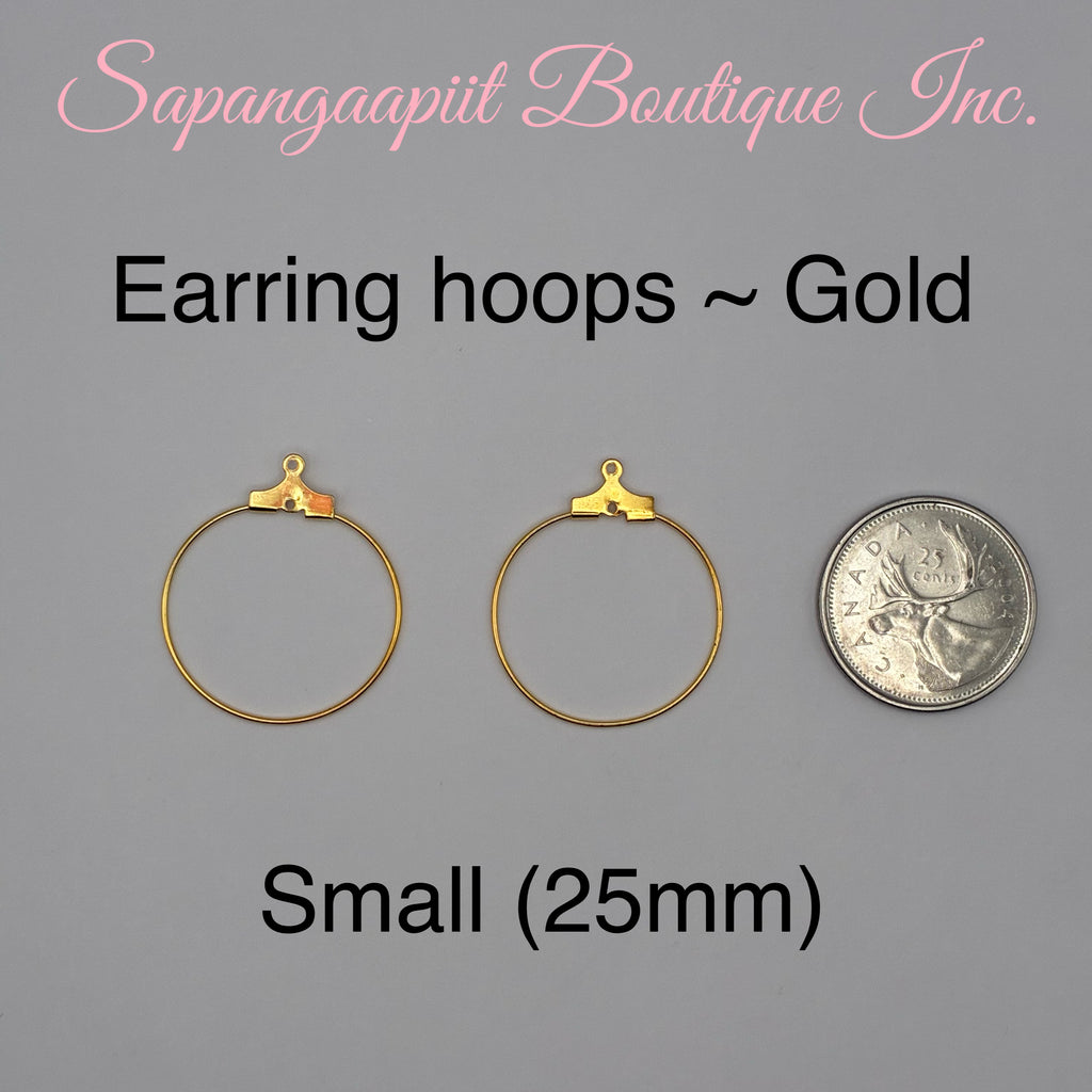 Earring wire hoops