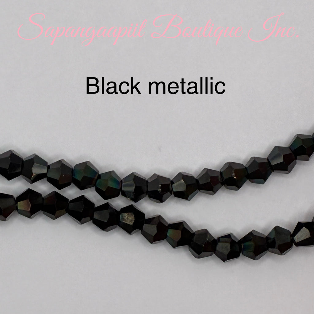 Bicone (Metallic) 4mm