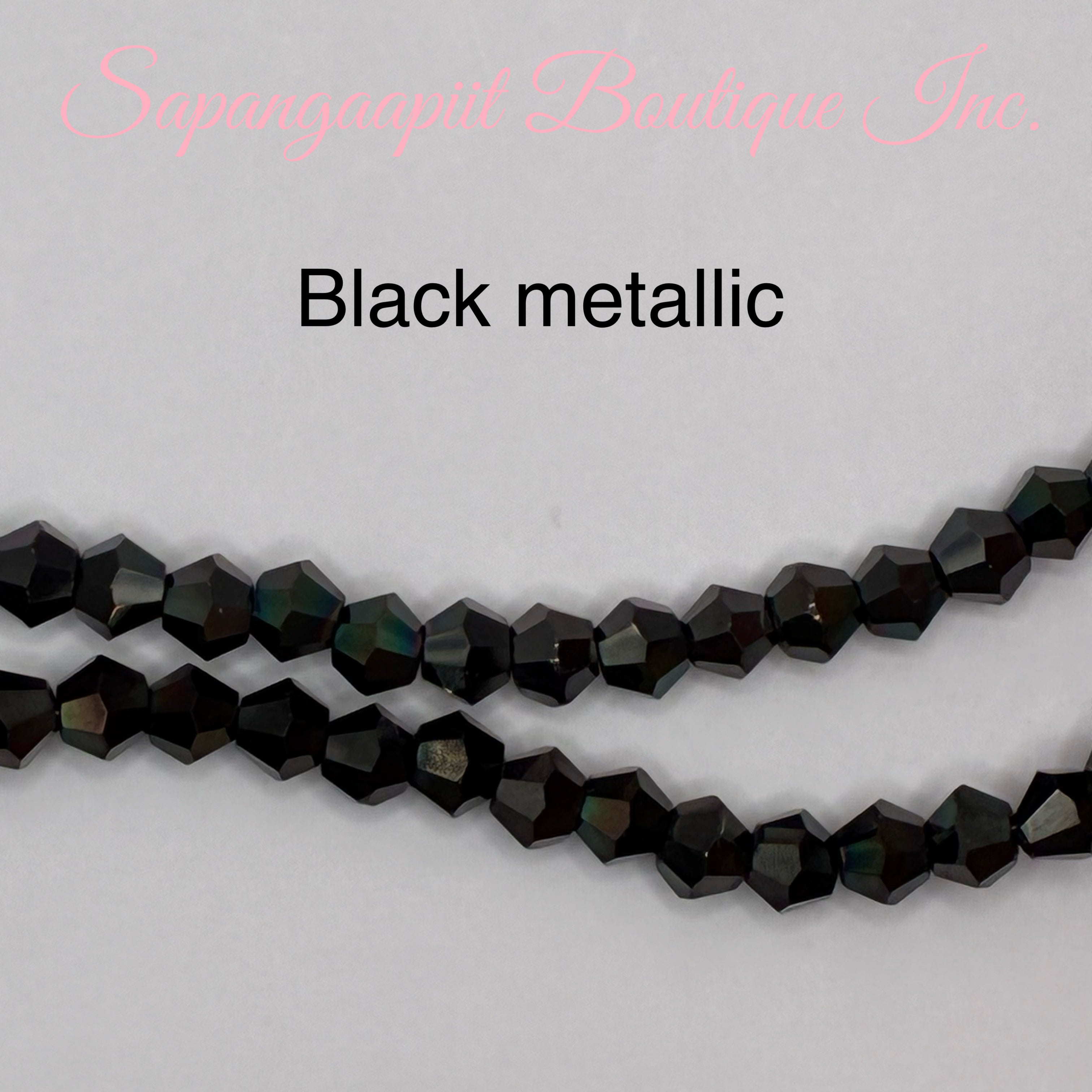 Bicone (Metallic) 4mm