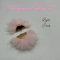 Light Pink Mink Fur - Gold Tassel