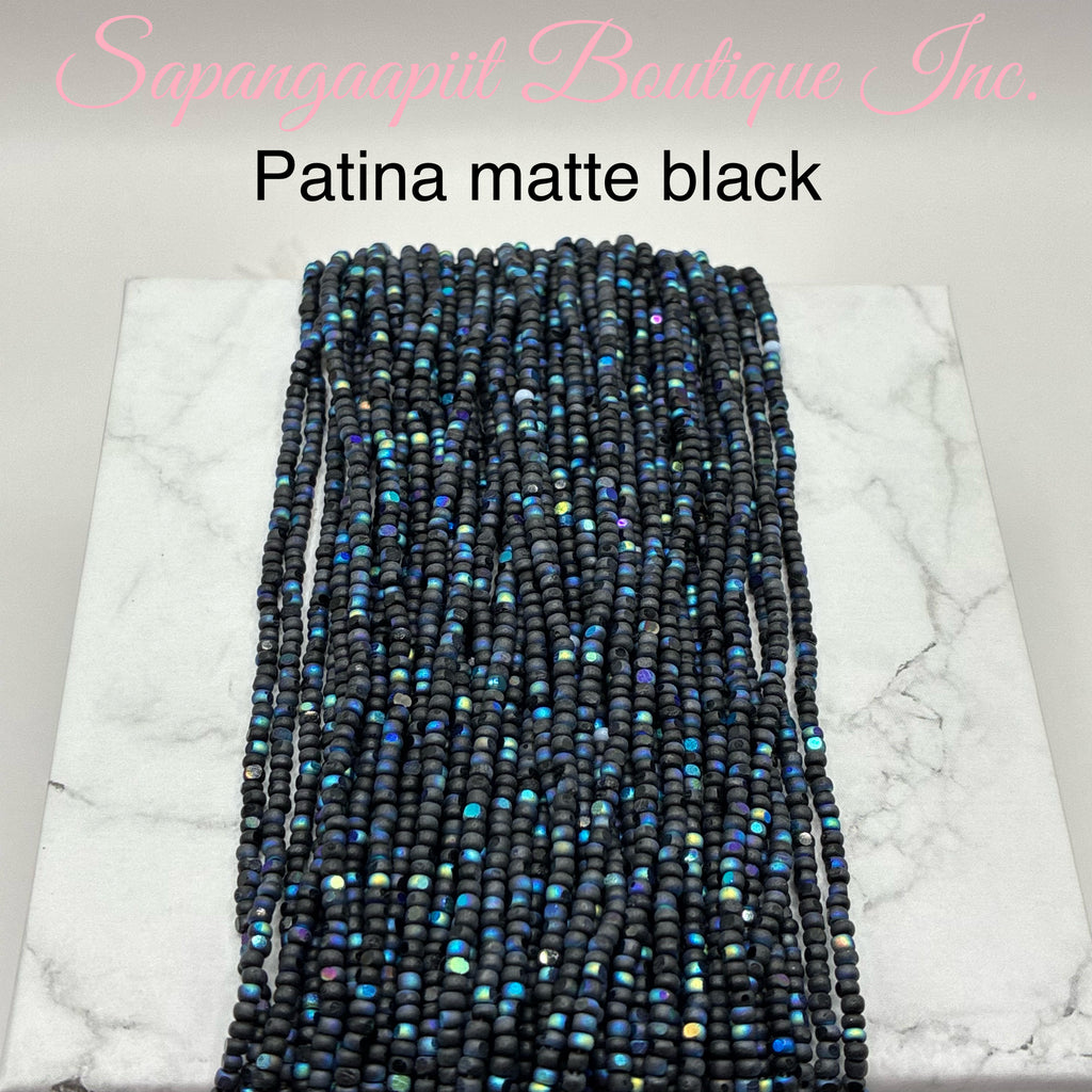 Charlotte cut hanks 11/0 Patina Aurora Boreale