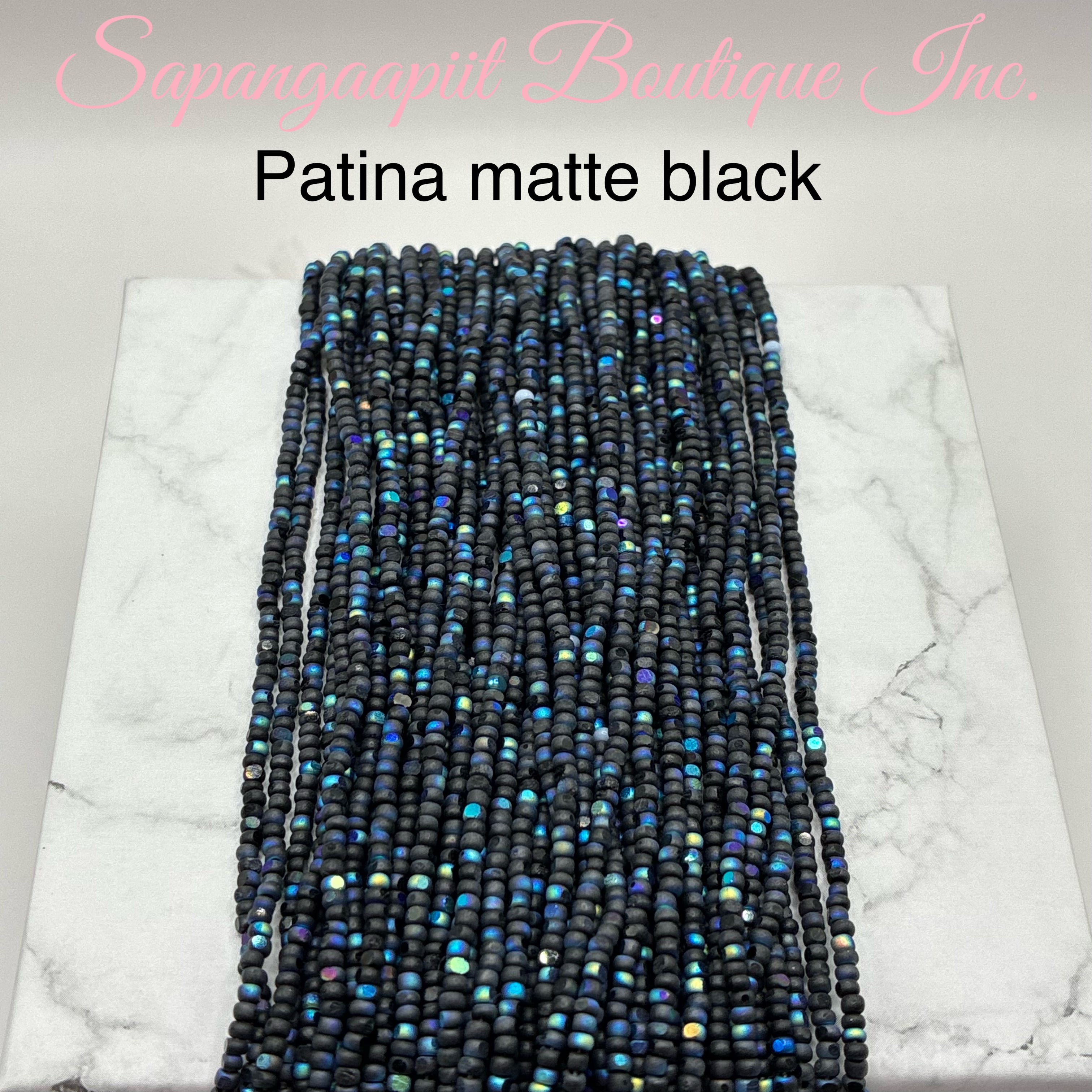 Charlotte cut hanks 11/0 Patina Aurora Boreale