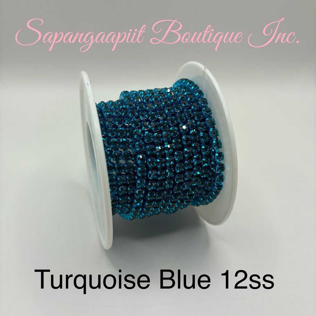 Rhinestone on Coloured Chain