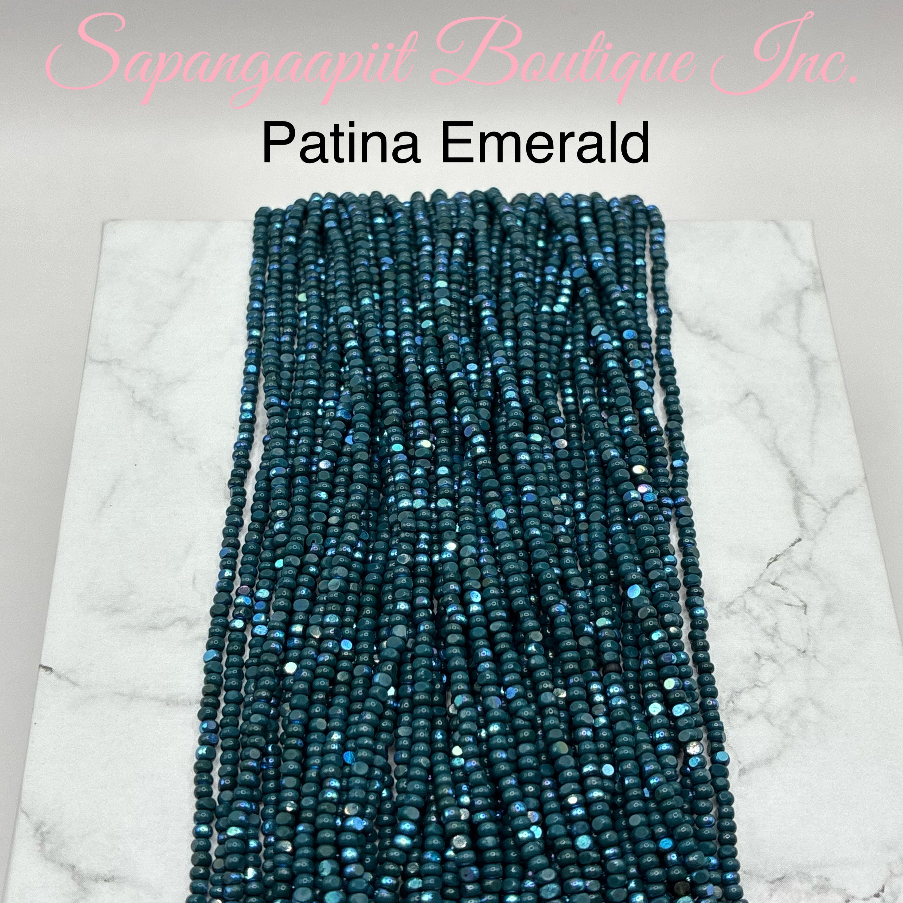Charlotte cut hanks 11/0 Patina Aurora Boreale