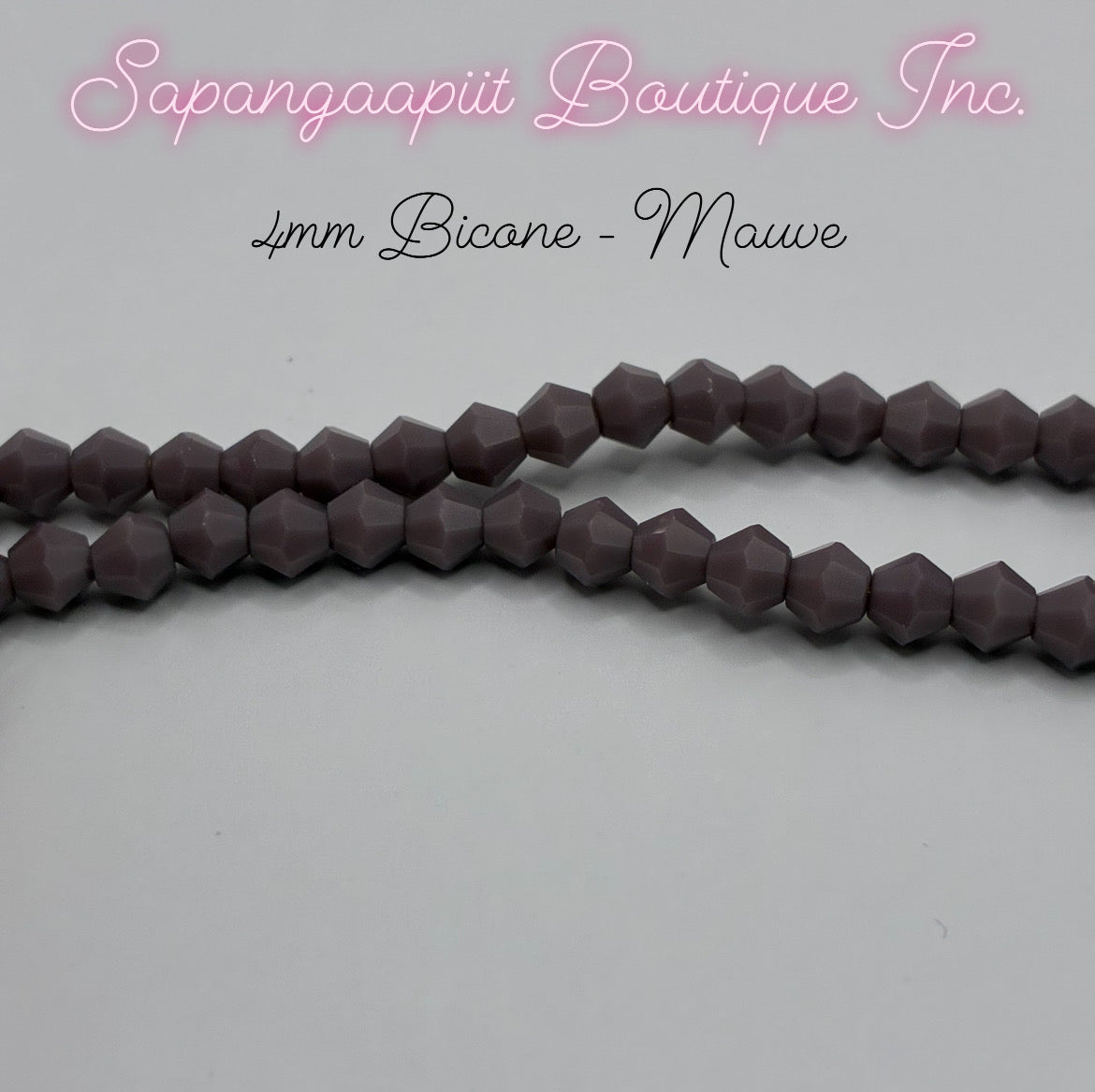 Bicone (Opaque) 4mm