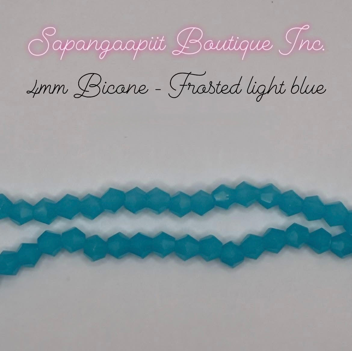 Bicone (Frosted) 4mm