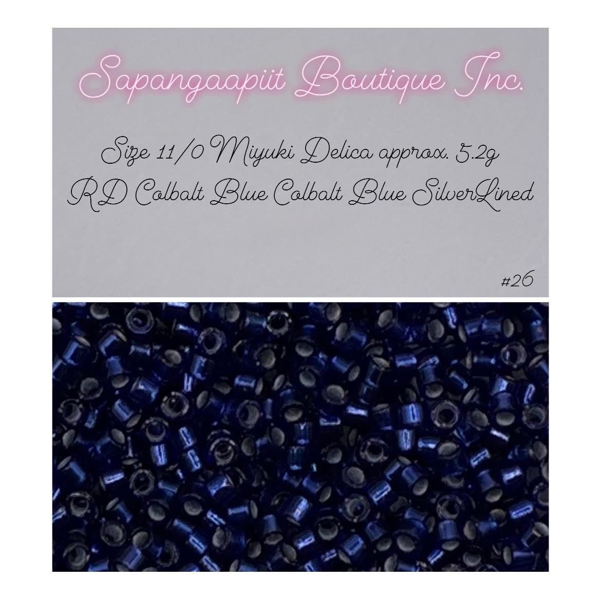 Miyuki Delica Beads - size 11/0
