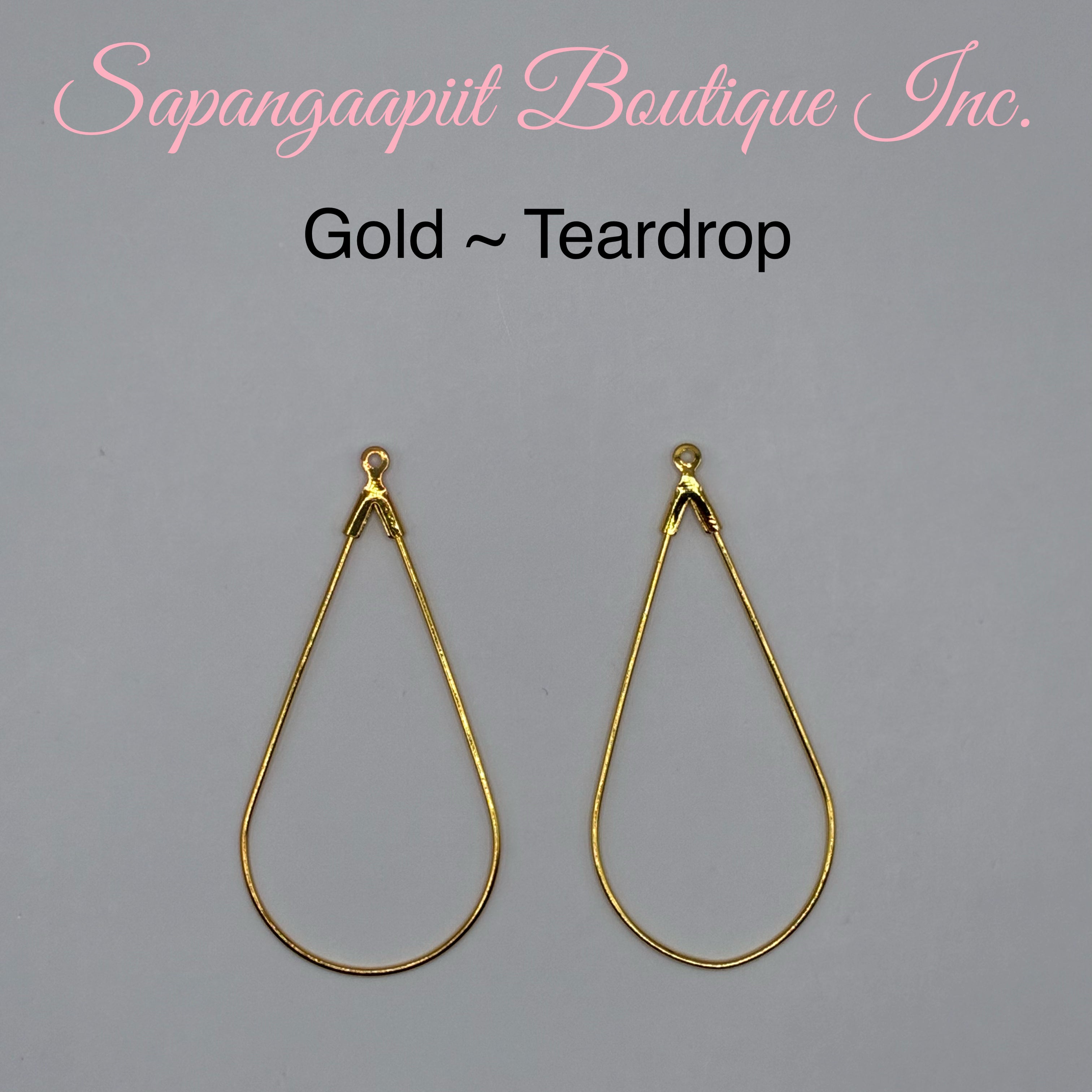 Geometric earring wires