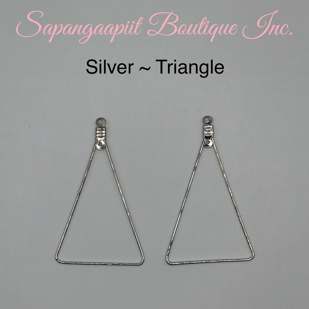 Geometric earring wires