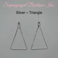 Geometric earring wires (2 pcs)