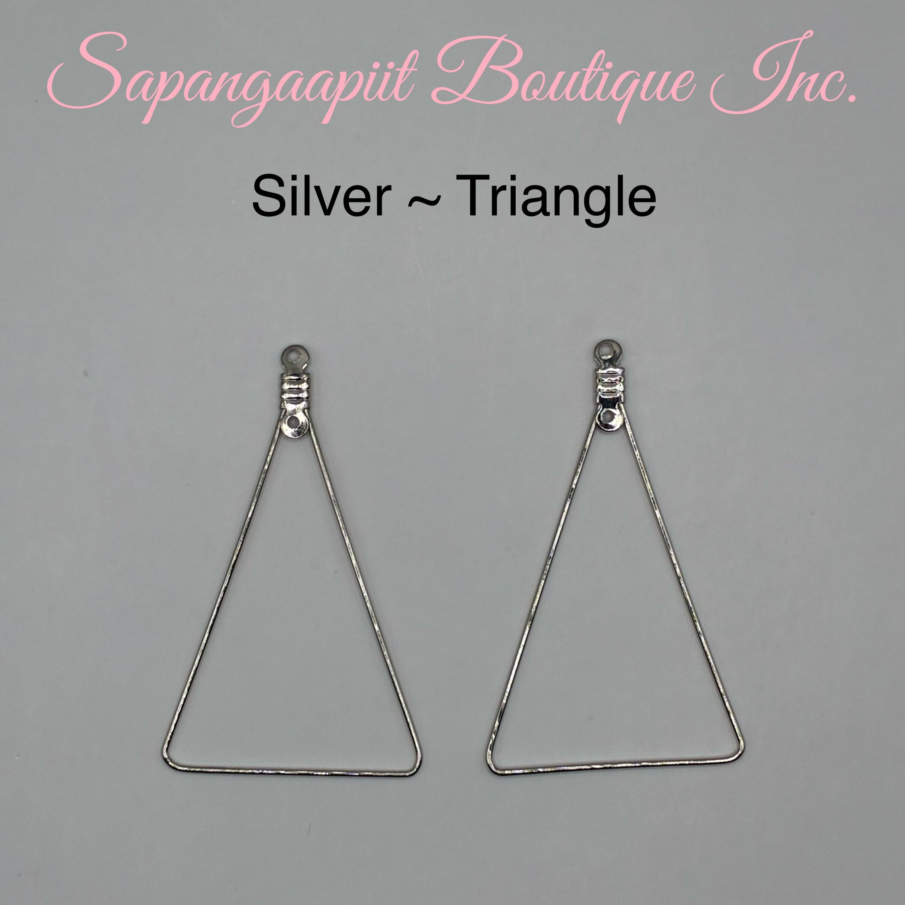 Geometric earring wires