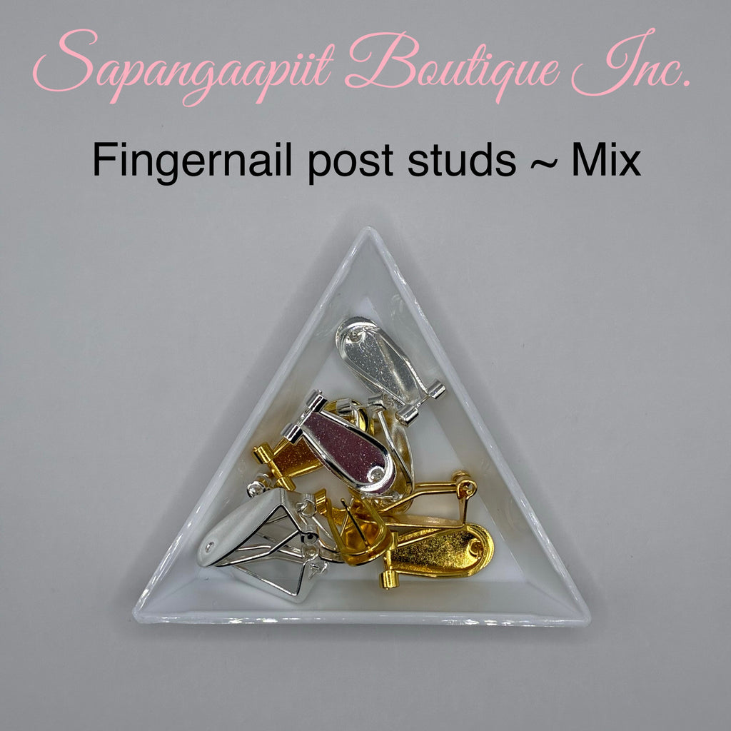 Fingernail post studs