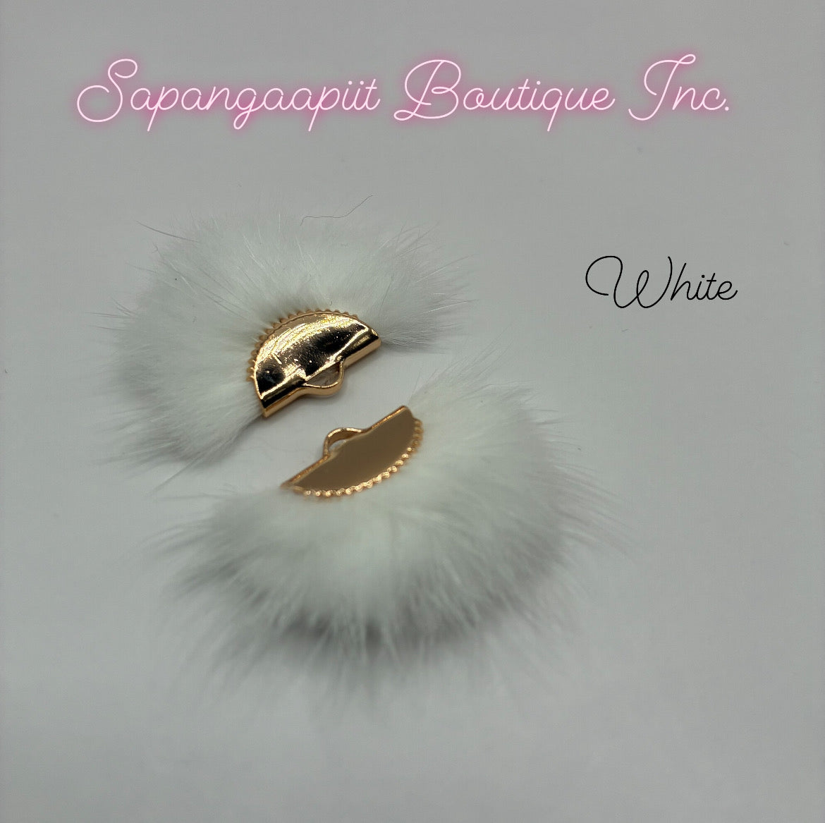 Mink Fur - Gold Tassel