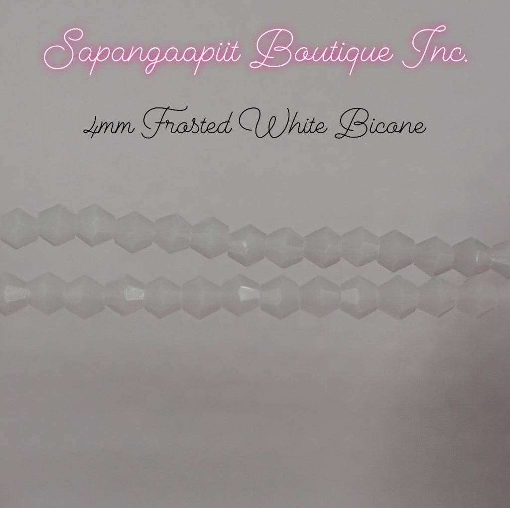 Bicone (Frosted) 4mm