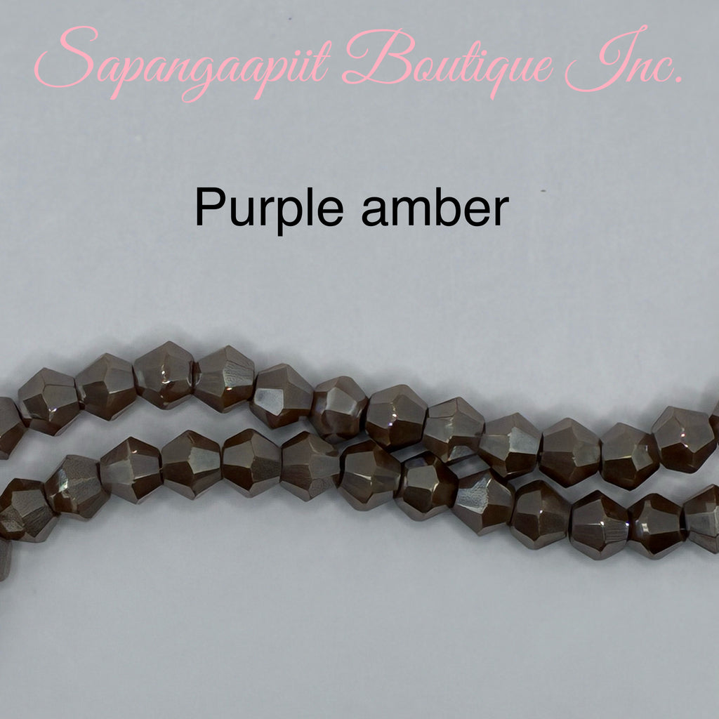 Bicone (Amber) 4mm