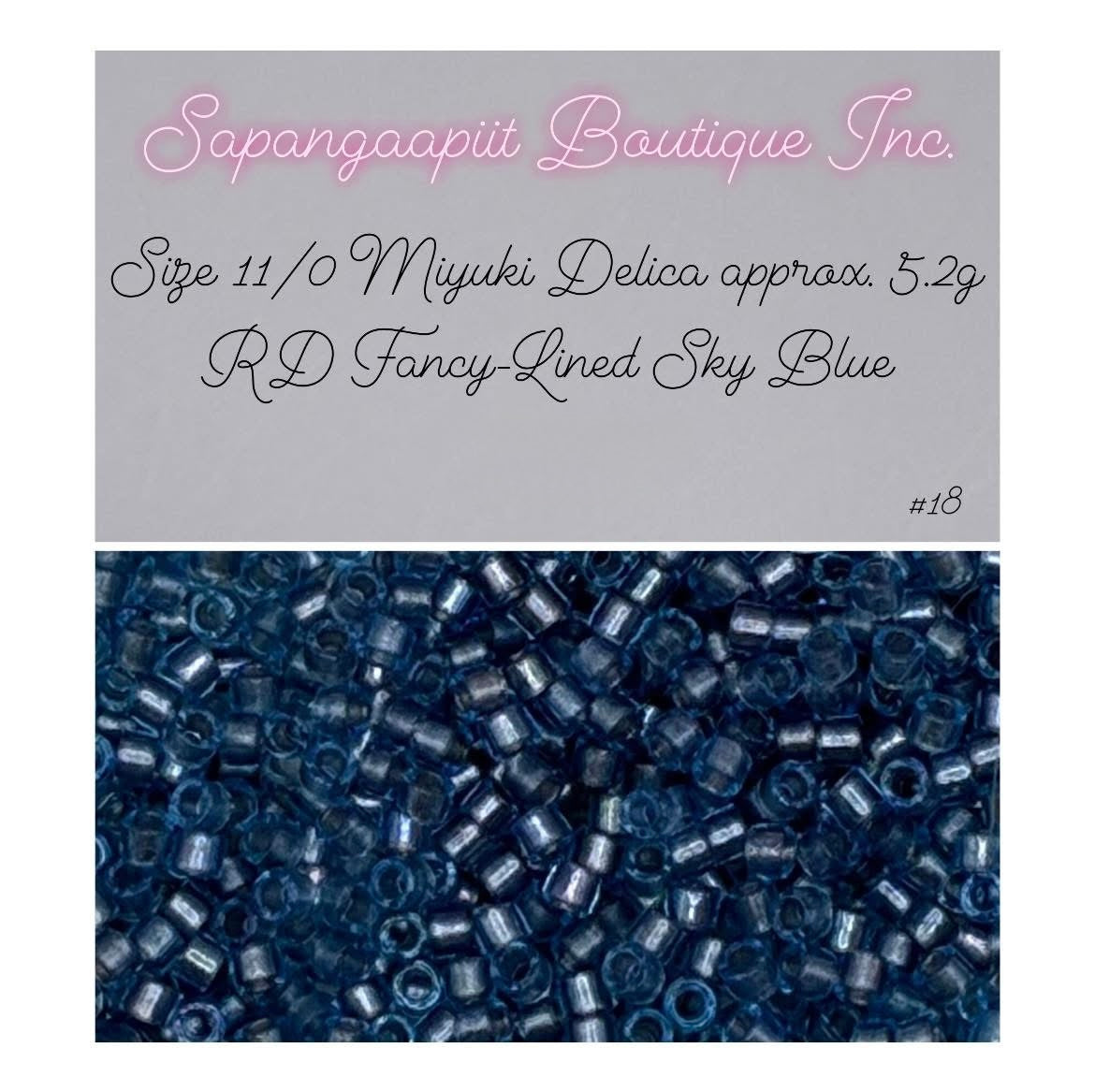 #18 - Miyuki Delica Beads - size 11/0