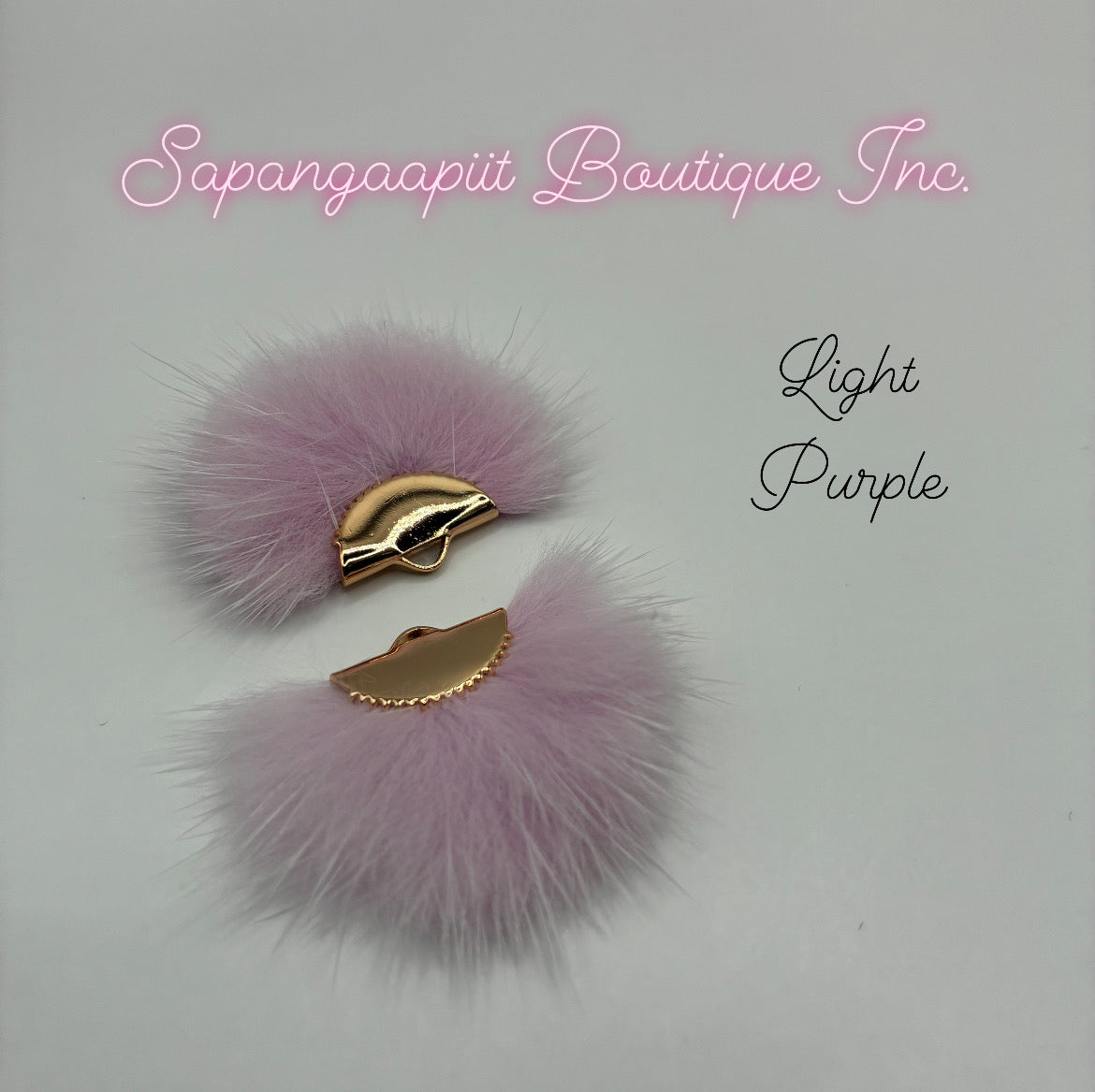 Mink Fur - Gold Tassel