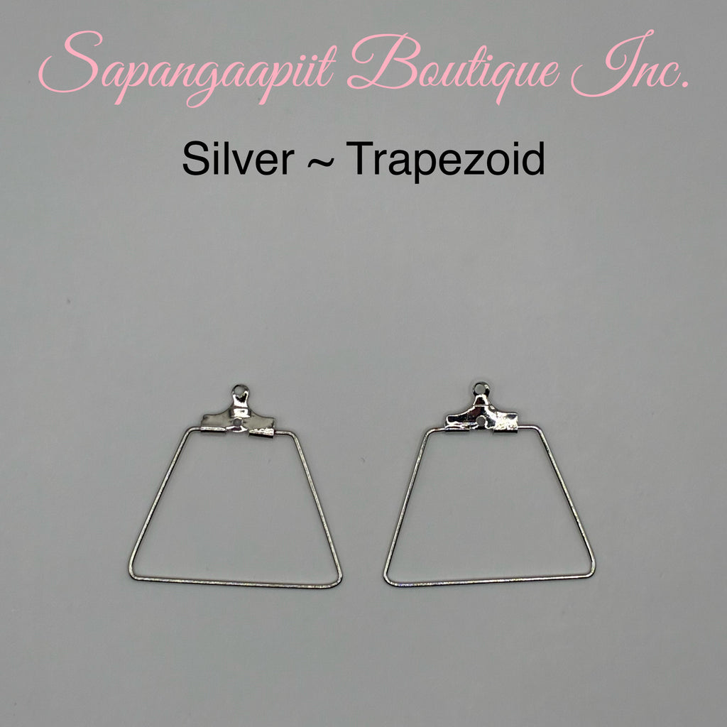 Geometric earring wires