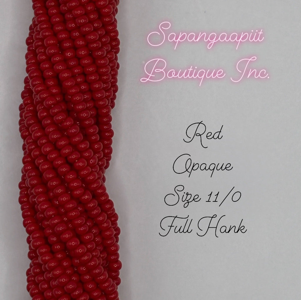 Seed bead full hanks 11/0
