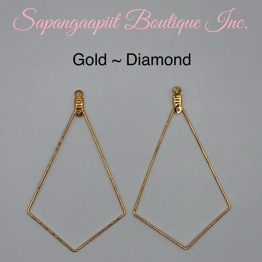 Geometric earring wires