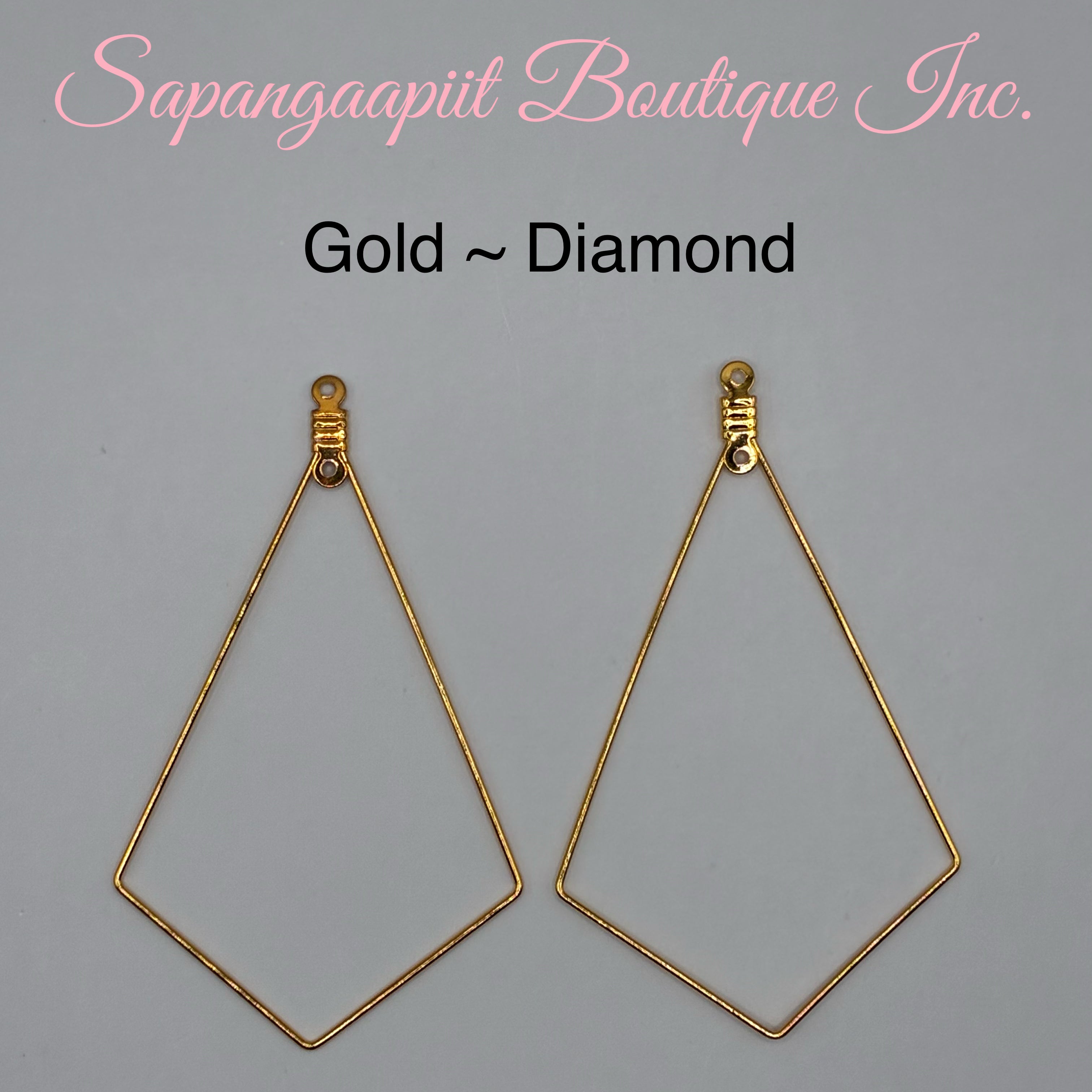 Geometric earring wires