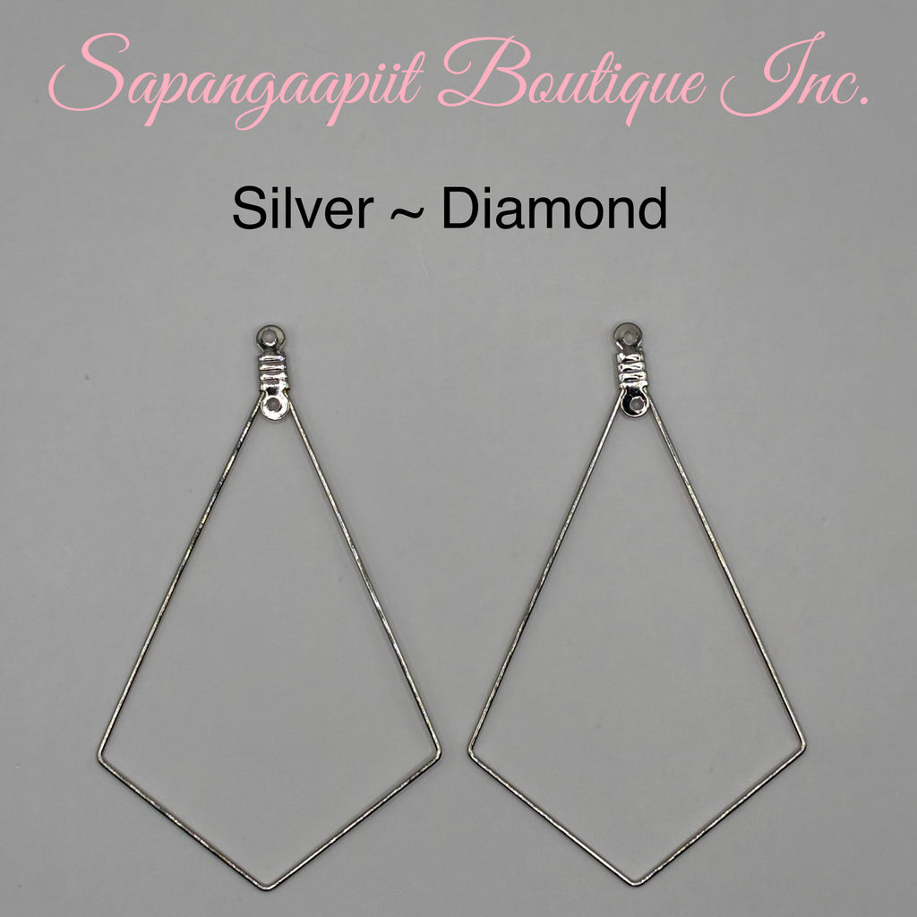 Geometric earring wires