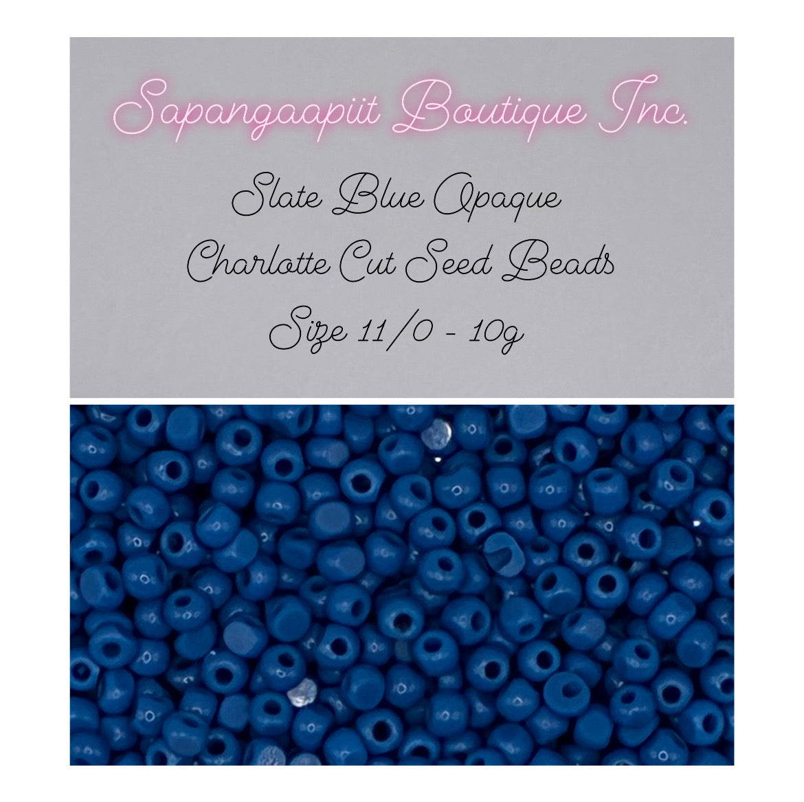 Charlotte true cut beads 11/0