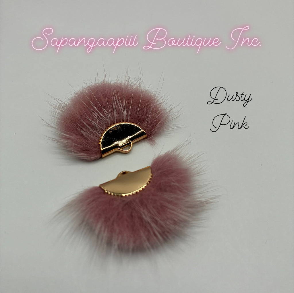 Mink Fur - Gold Tassel