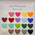 37mm Matte Hearts