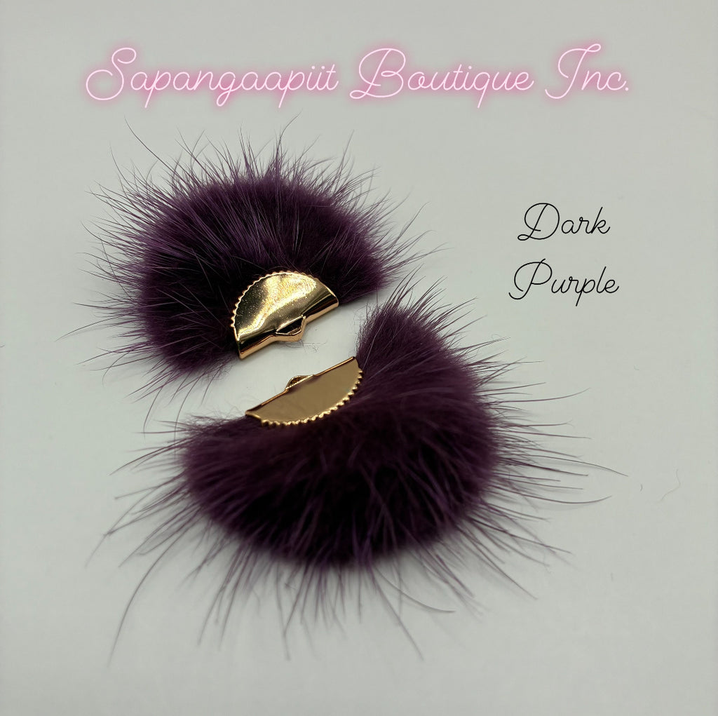 Mink Fur - Gold Tassel