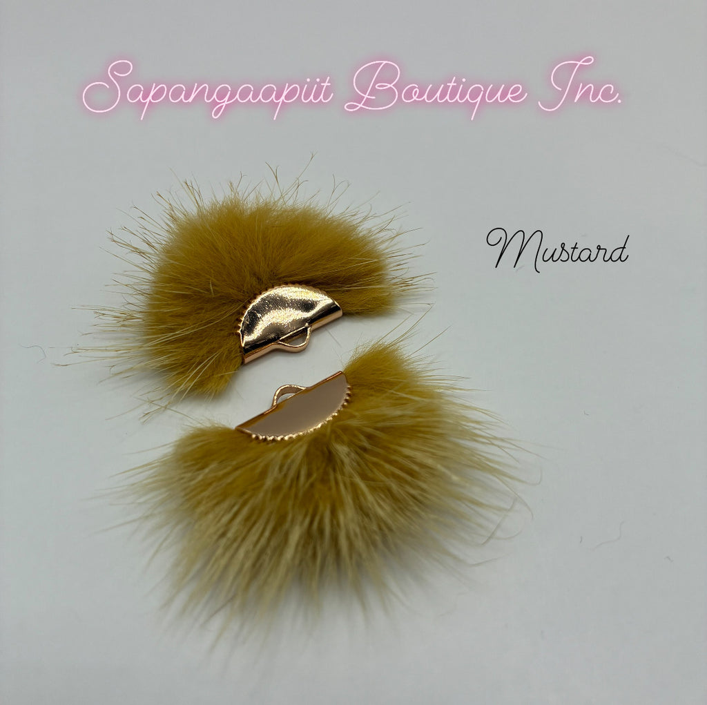 Mink Fur - Gold Tassel