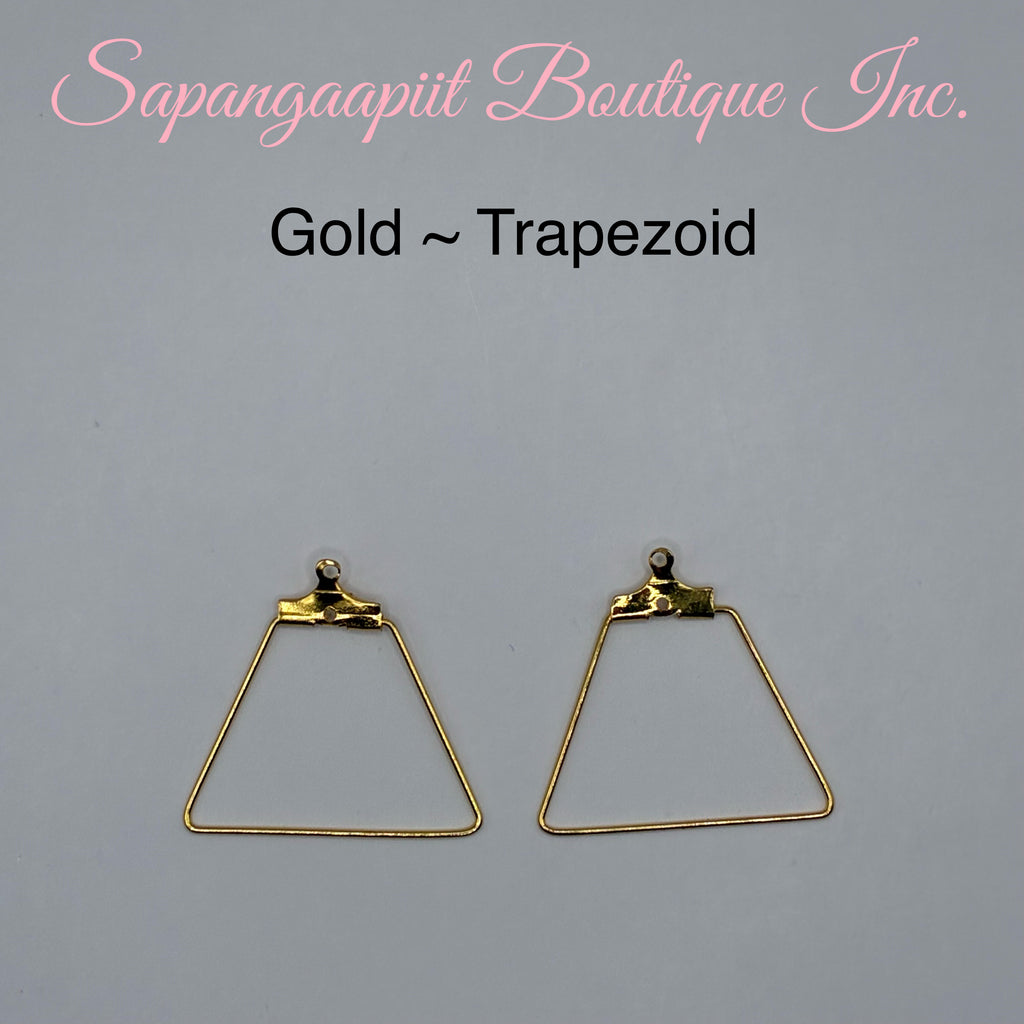 Geometric earring wires