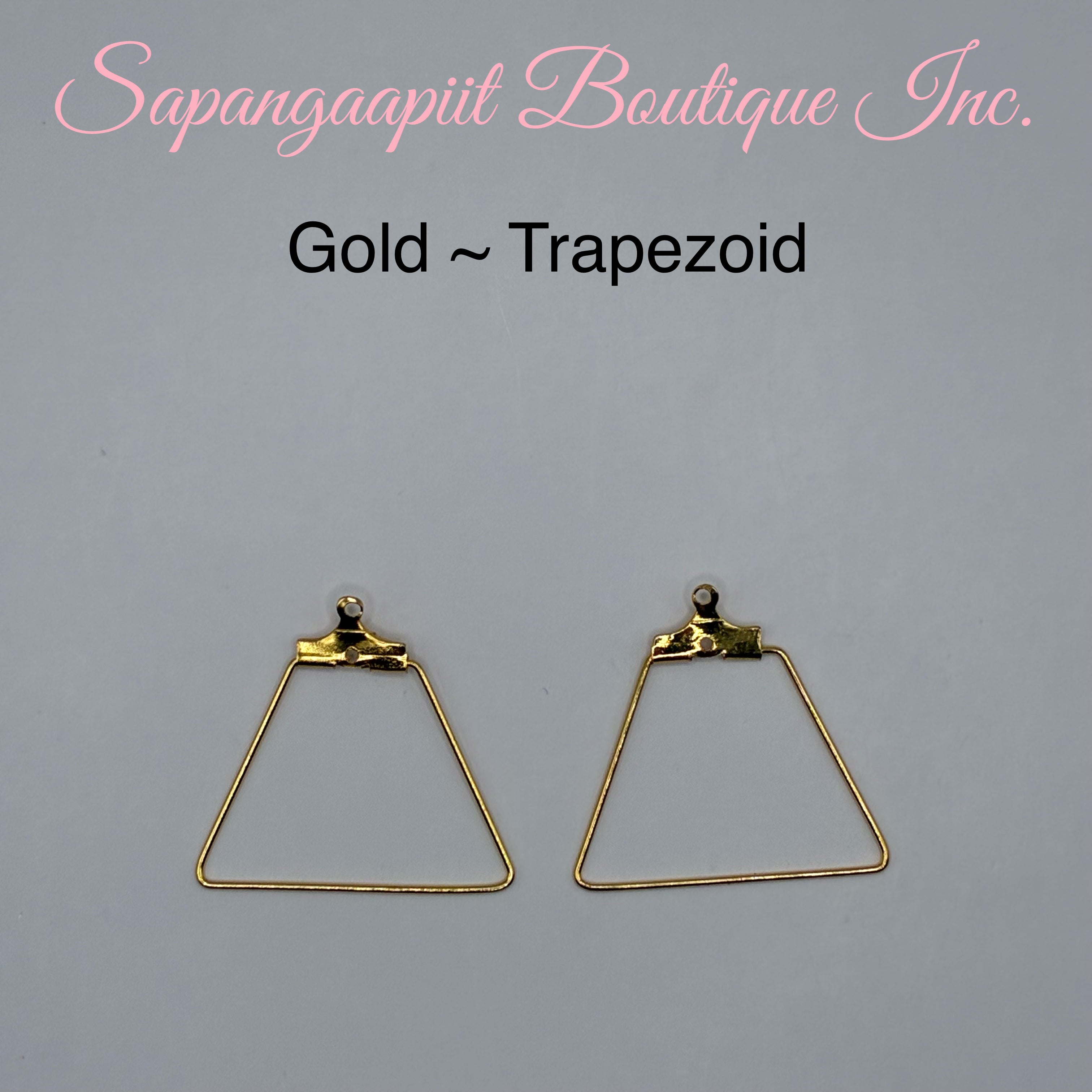 Geometric earring wires