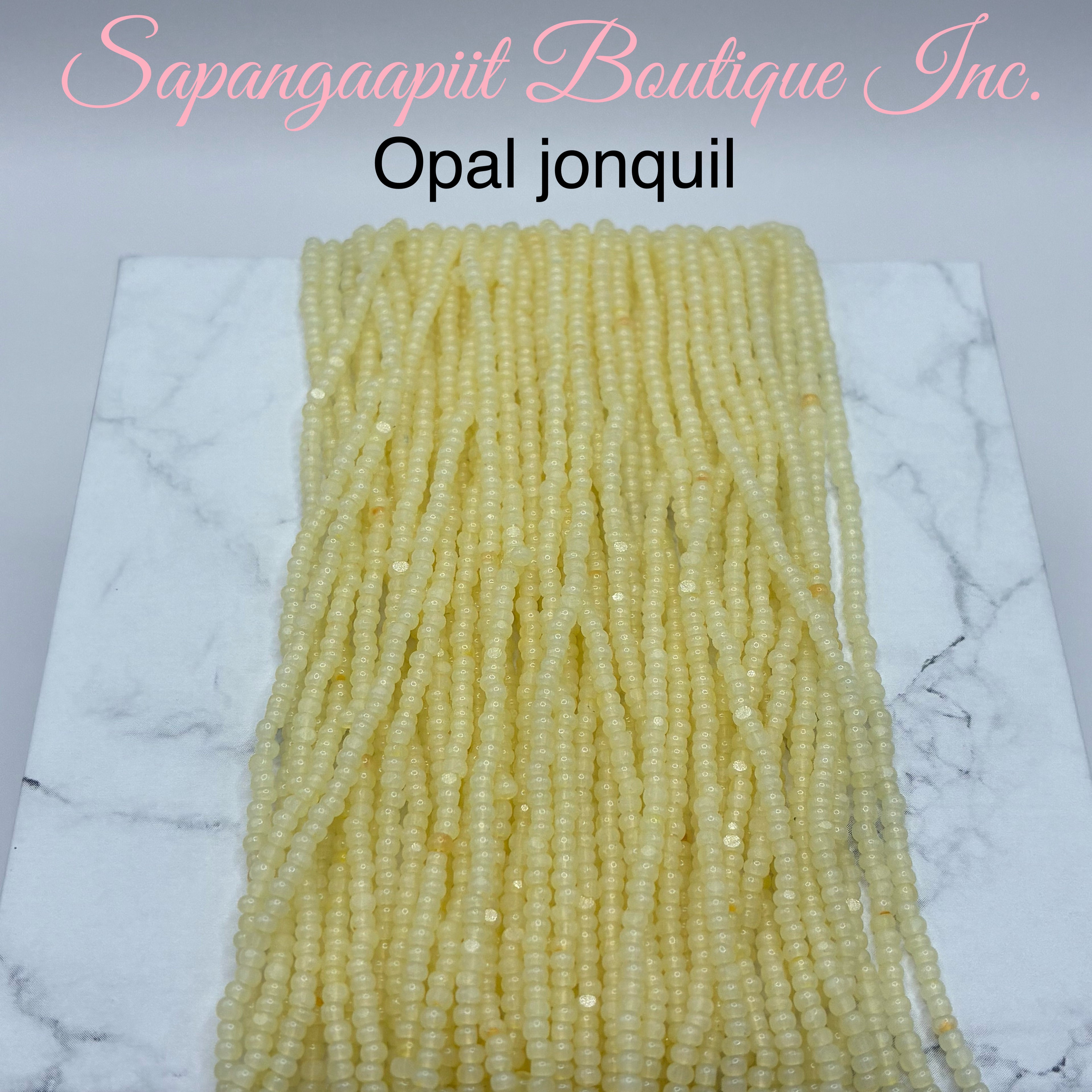 Charlotte cut hanks 11/0 Opal