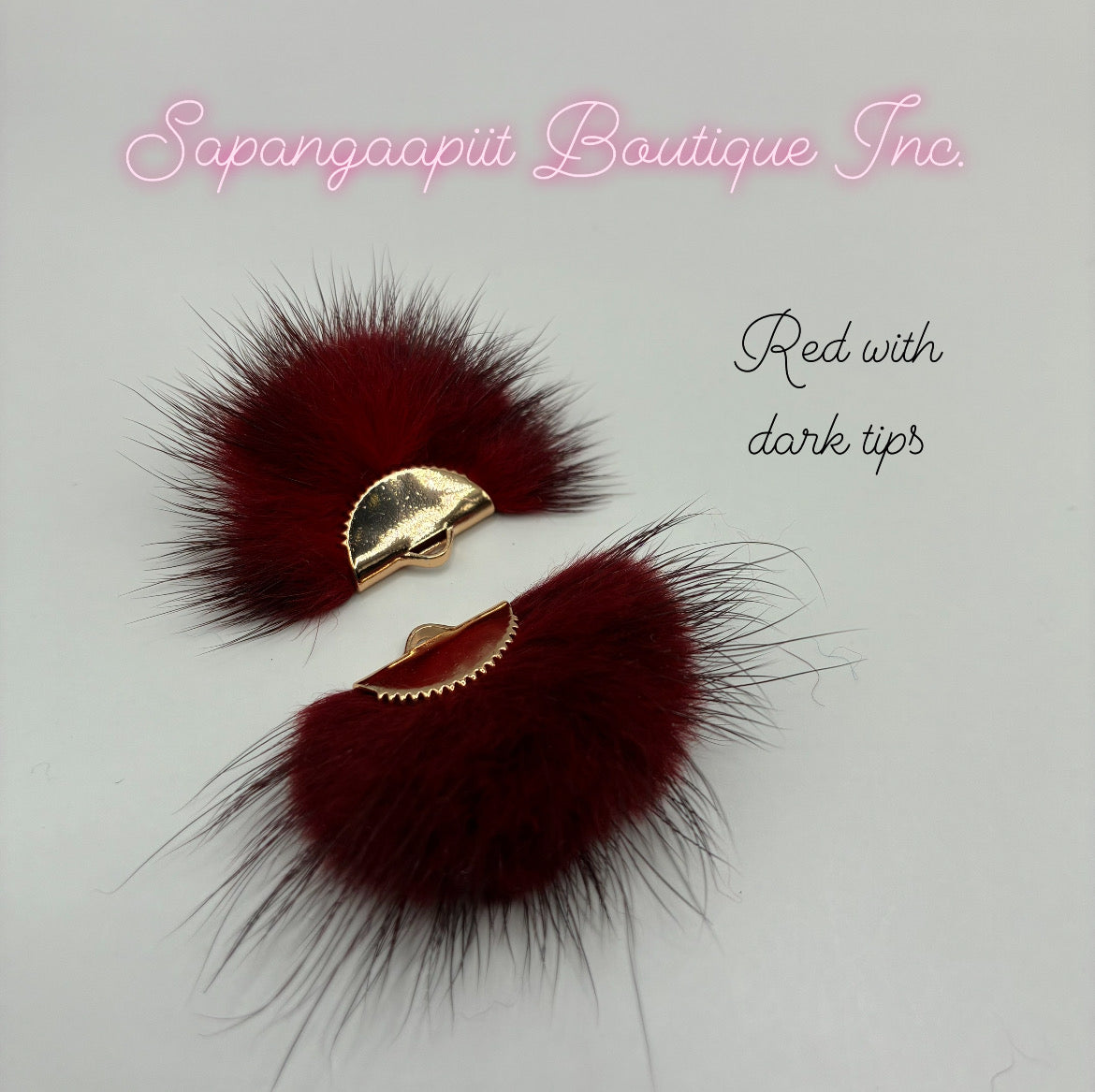 Mink Fur - Gold Tassel