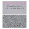 DB-202 Perle Blanche AB - Perles Miyuki Delica - taille 11/0