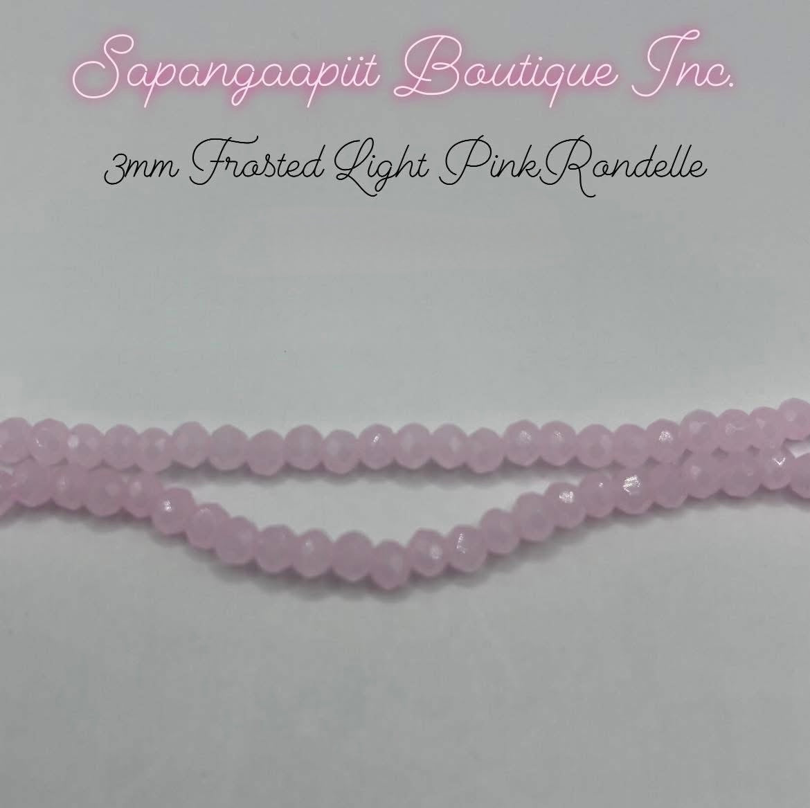 Rondelle (Frosted) 3mm