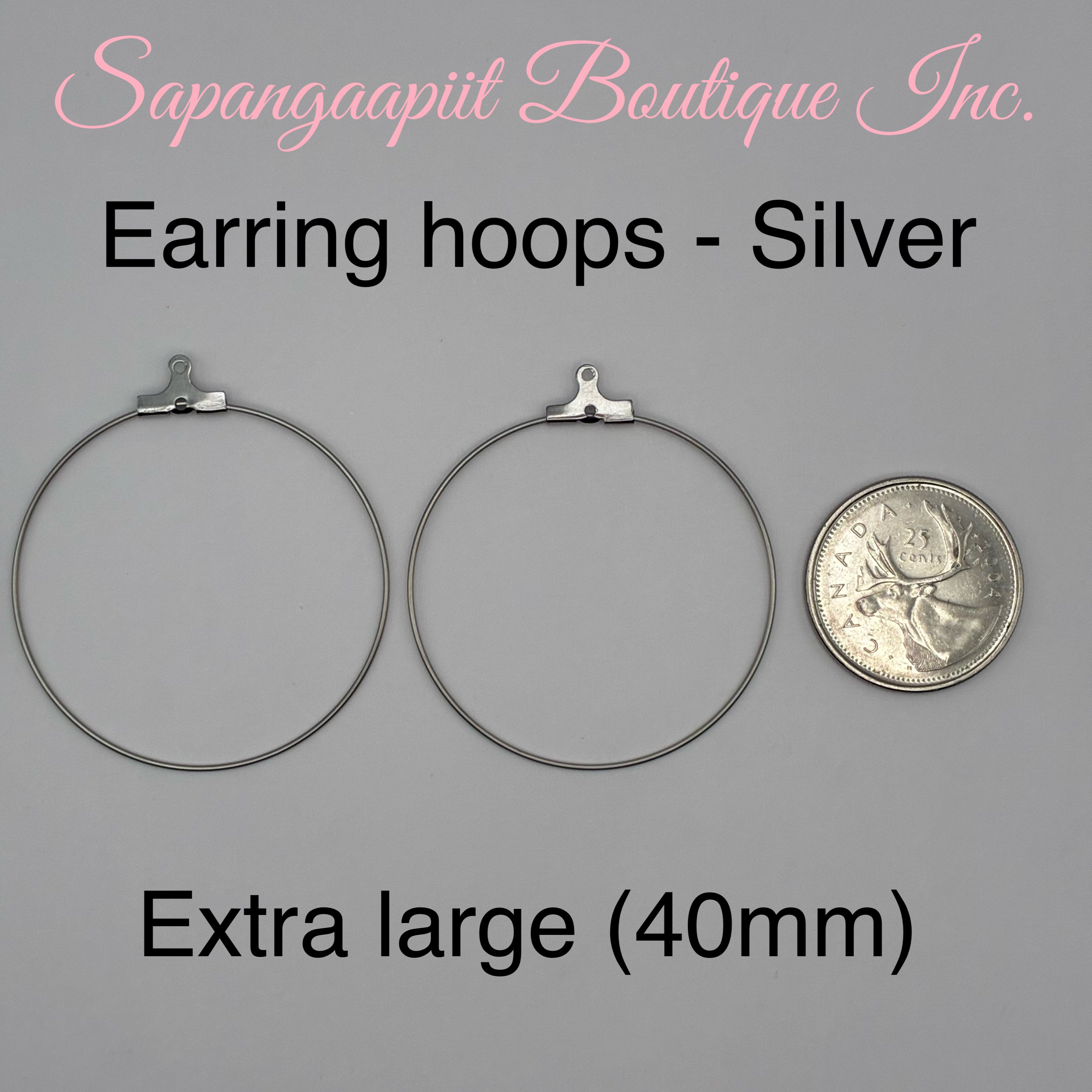 Earring wire hoops