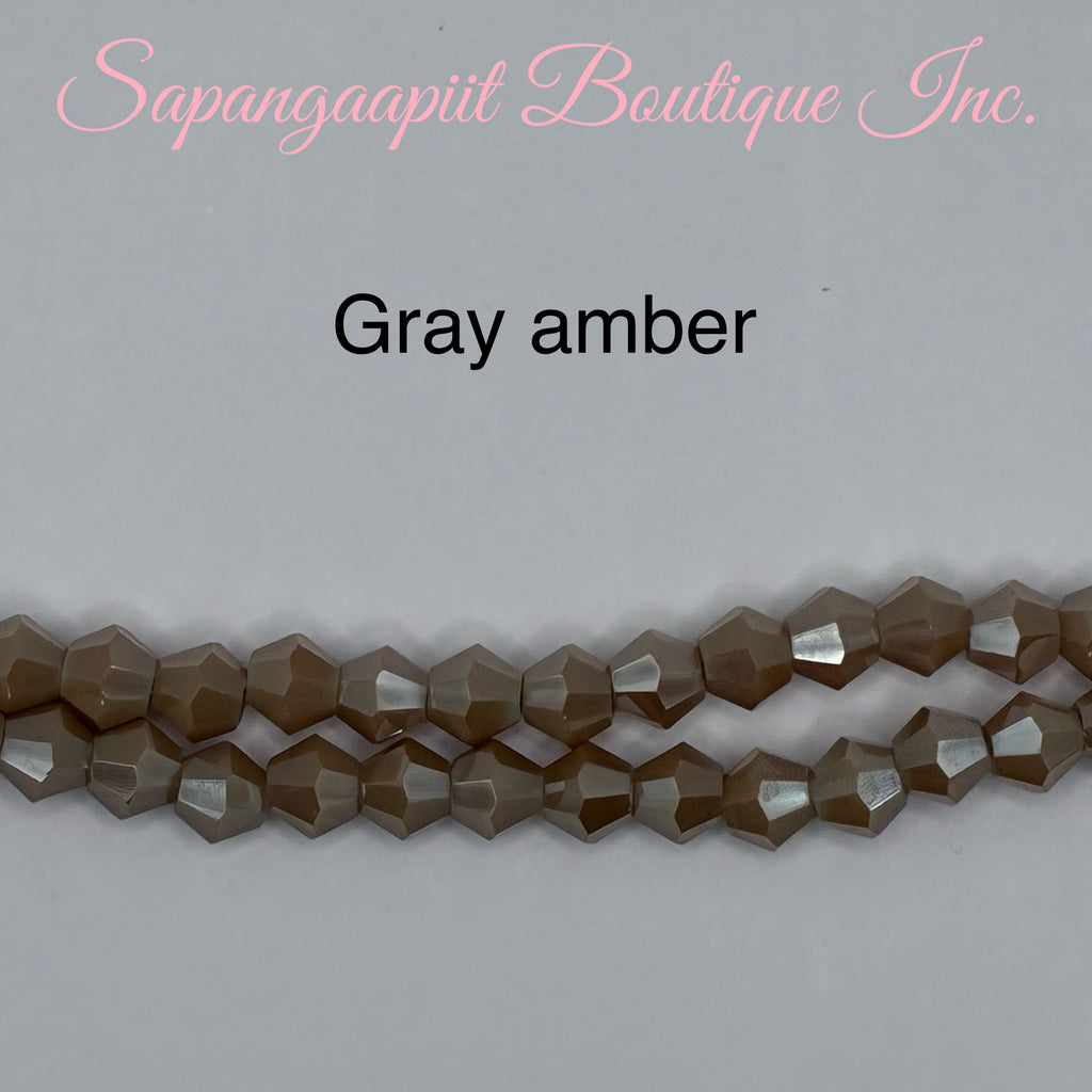 Bicone (Amber) 4mm