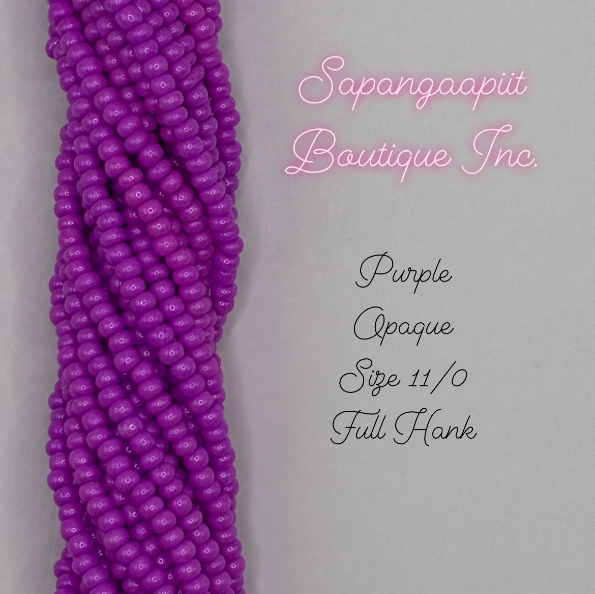 Seed bead full hanks 11/0