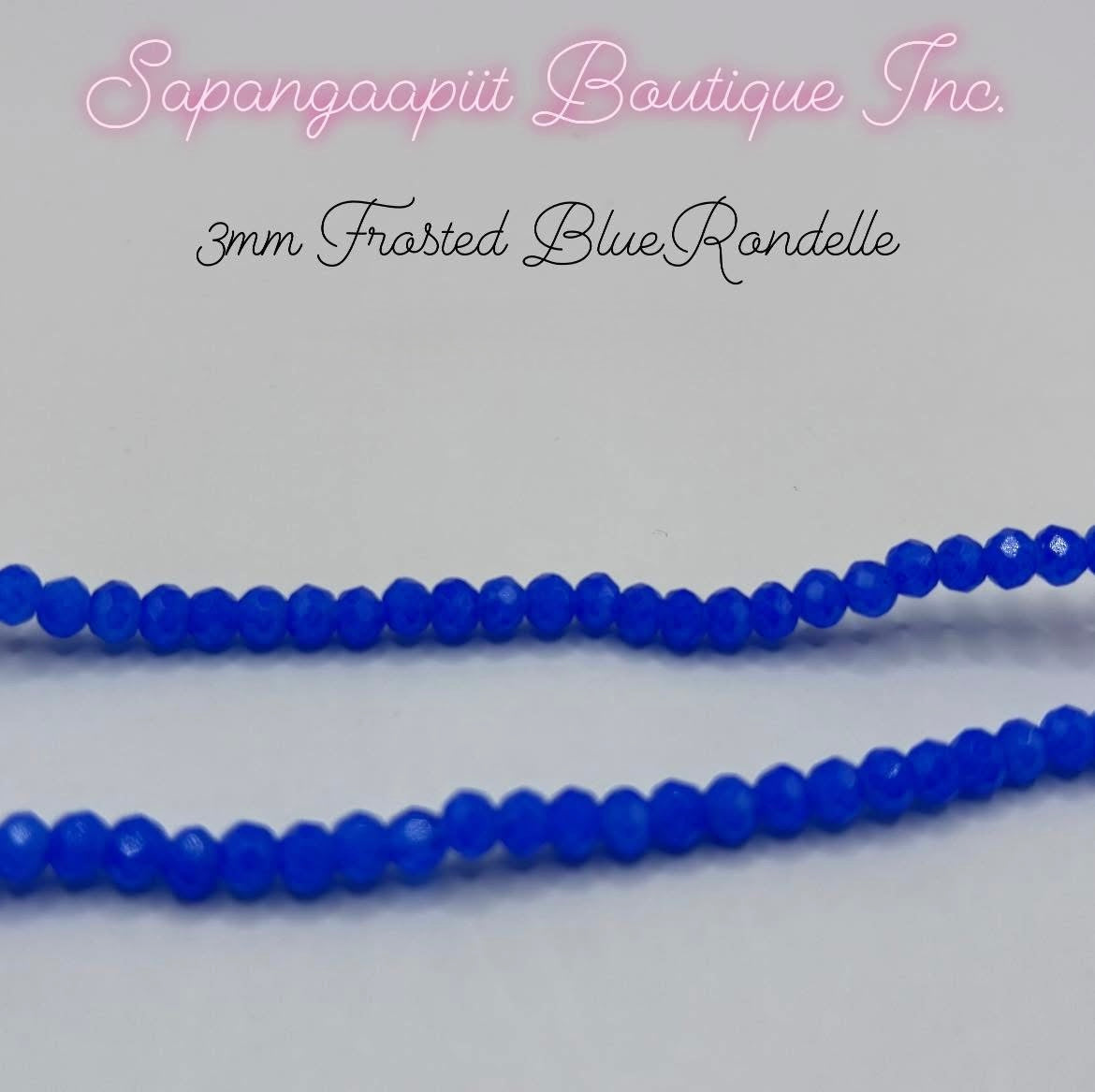 Rondelle (Frosted) 3mm