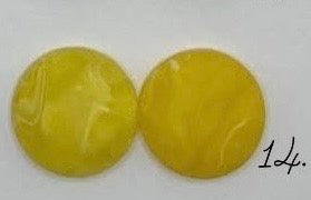 18mm Matte Marble Circle