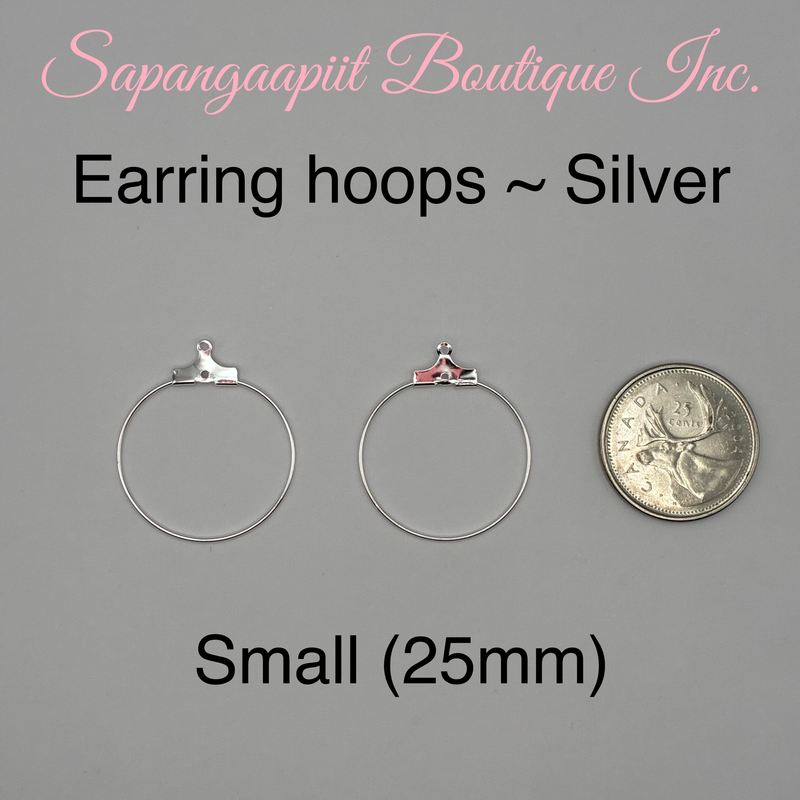 Earring wire hoops