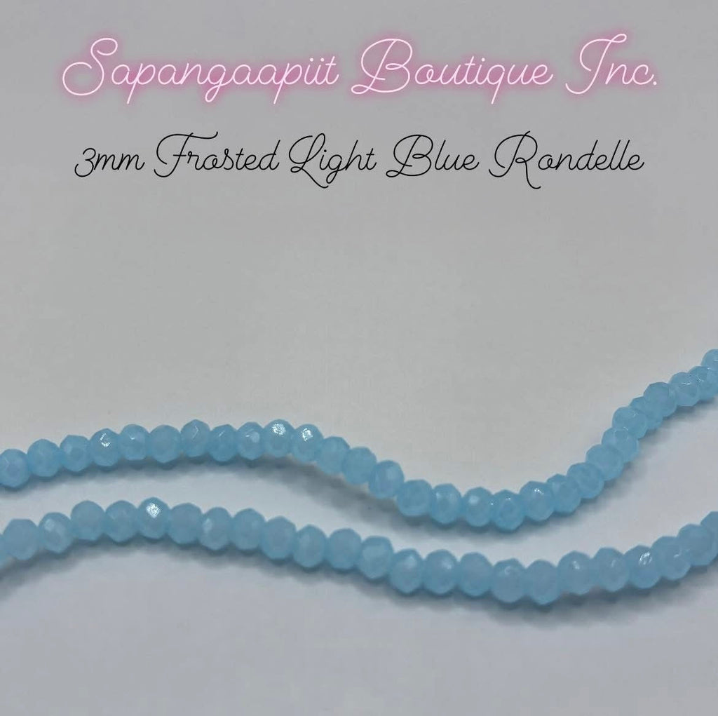Rondelle (Frosted) 3mm