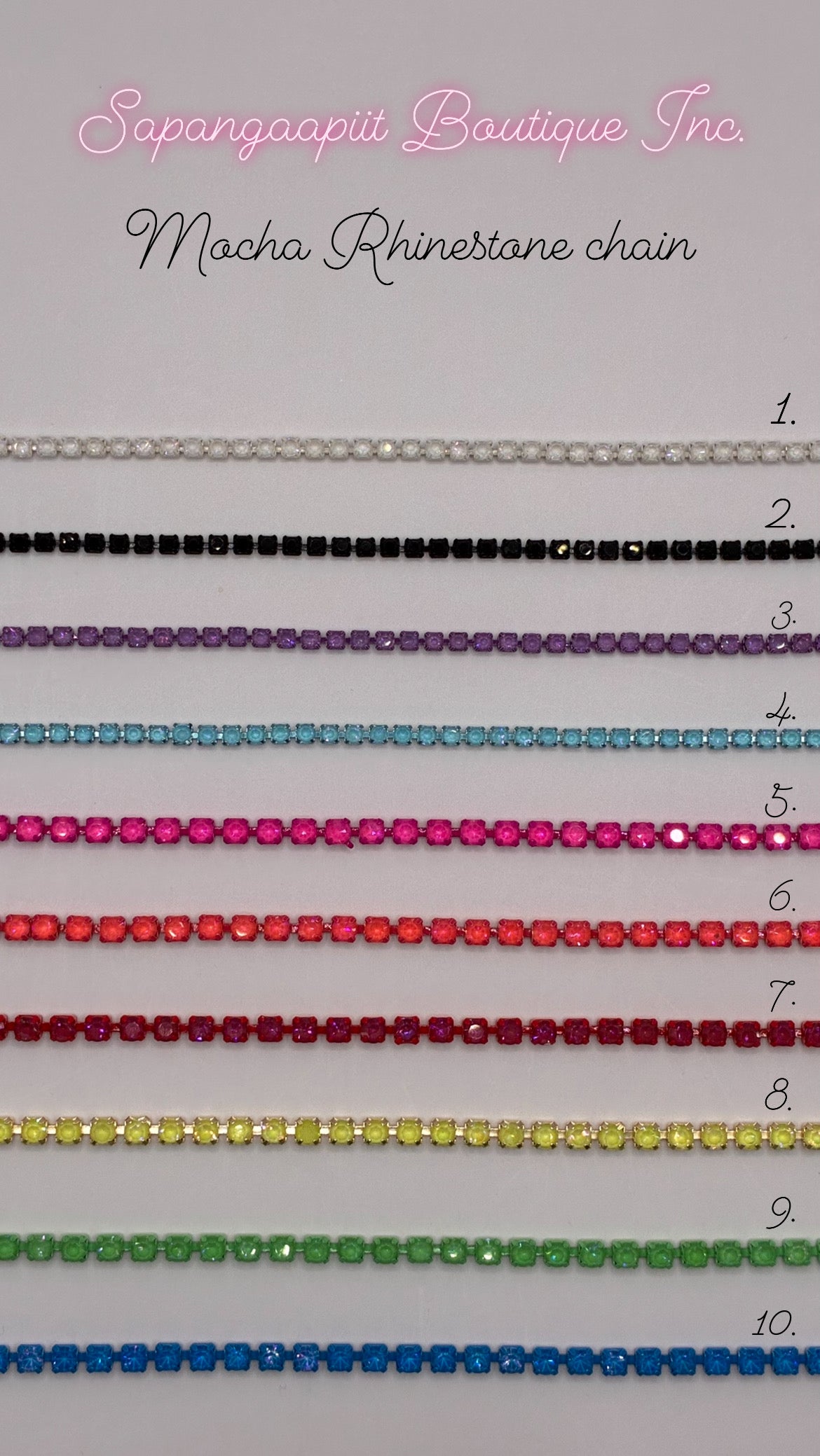 Moch Rhinestone Chain